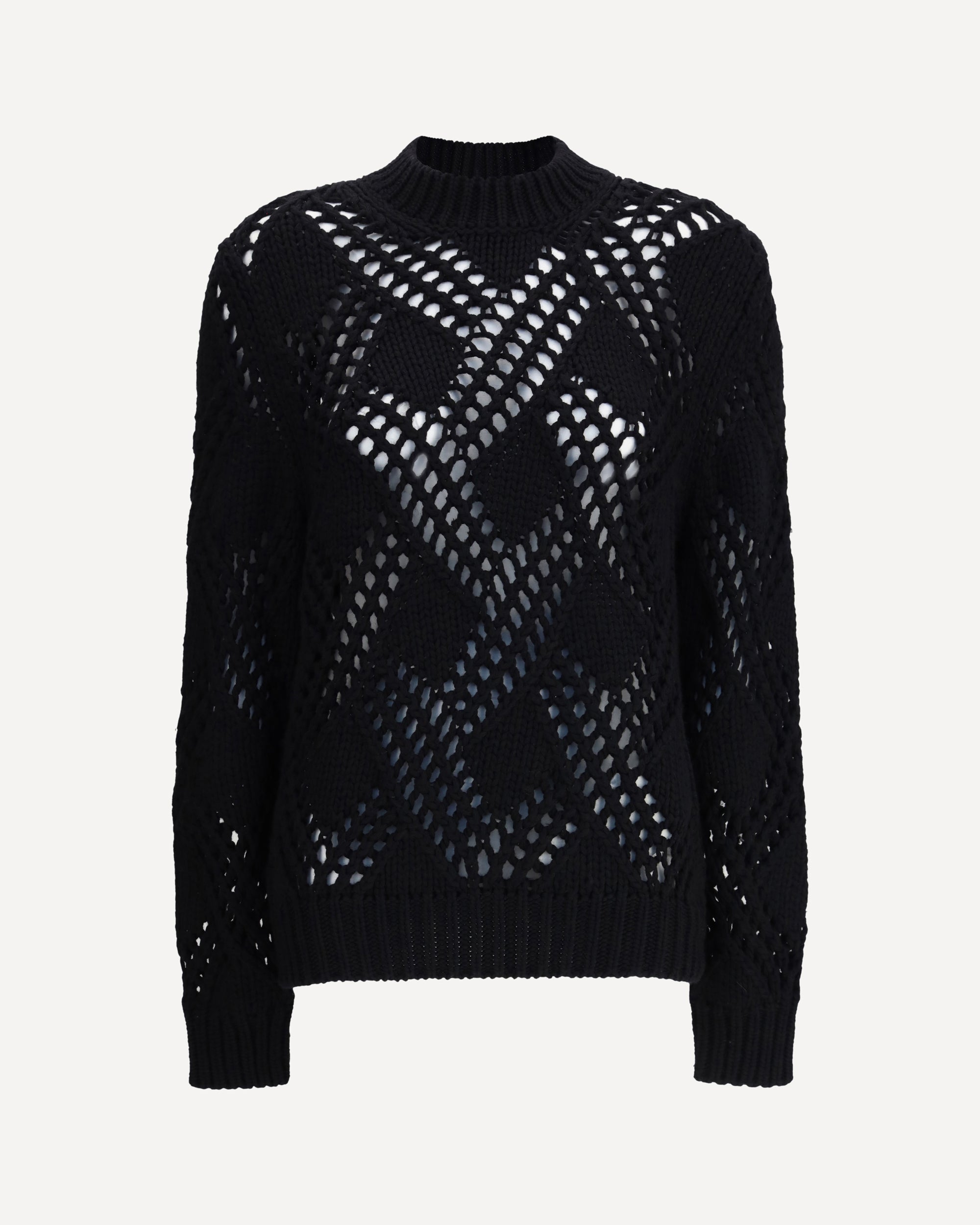 Geometric Pattern Sweater Female 34