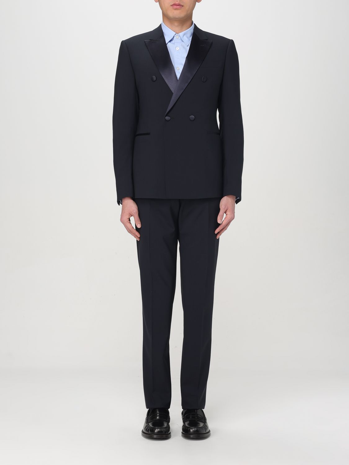 Suit Men color Navy
