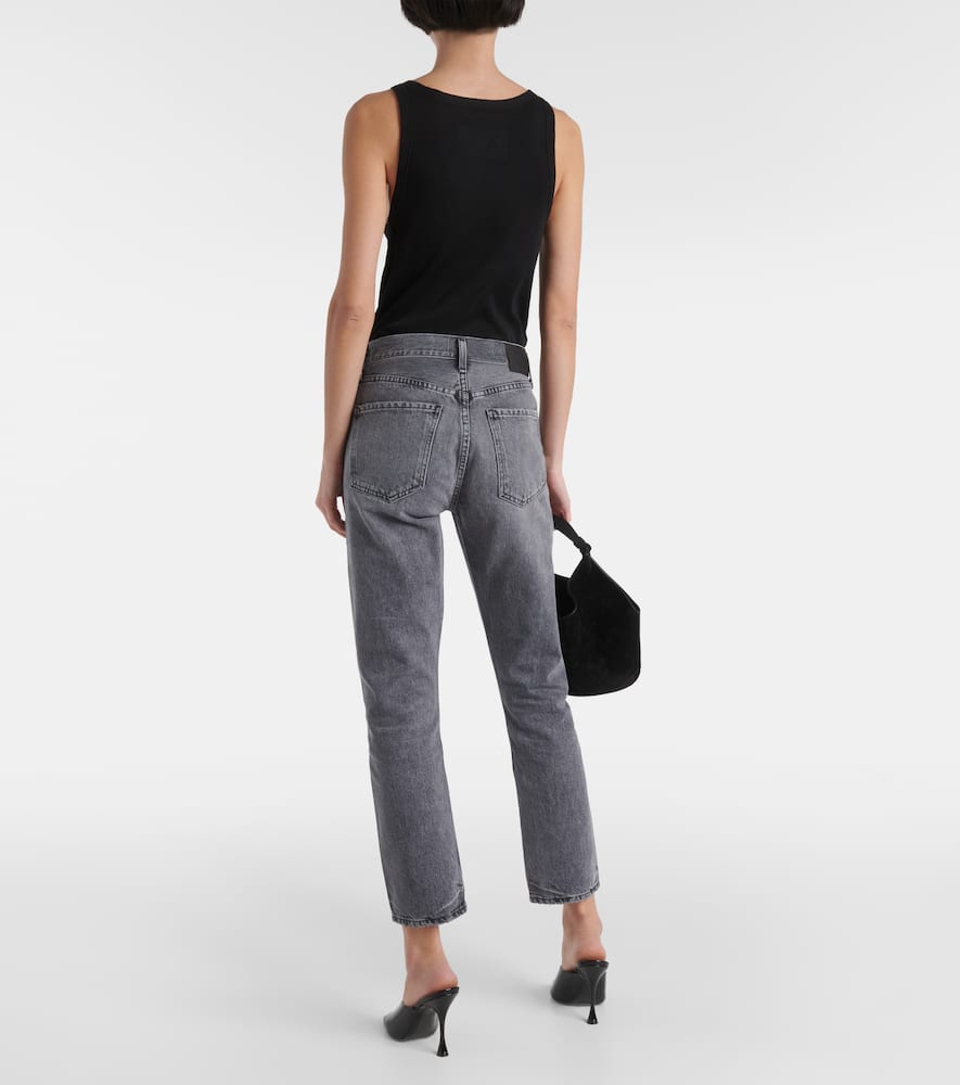 Charlotte high-rise straight jeans