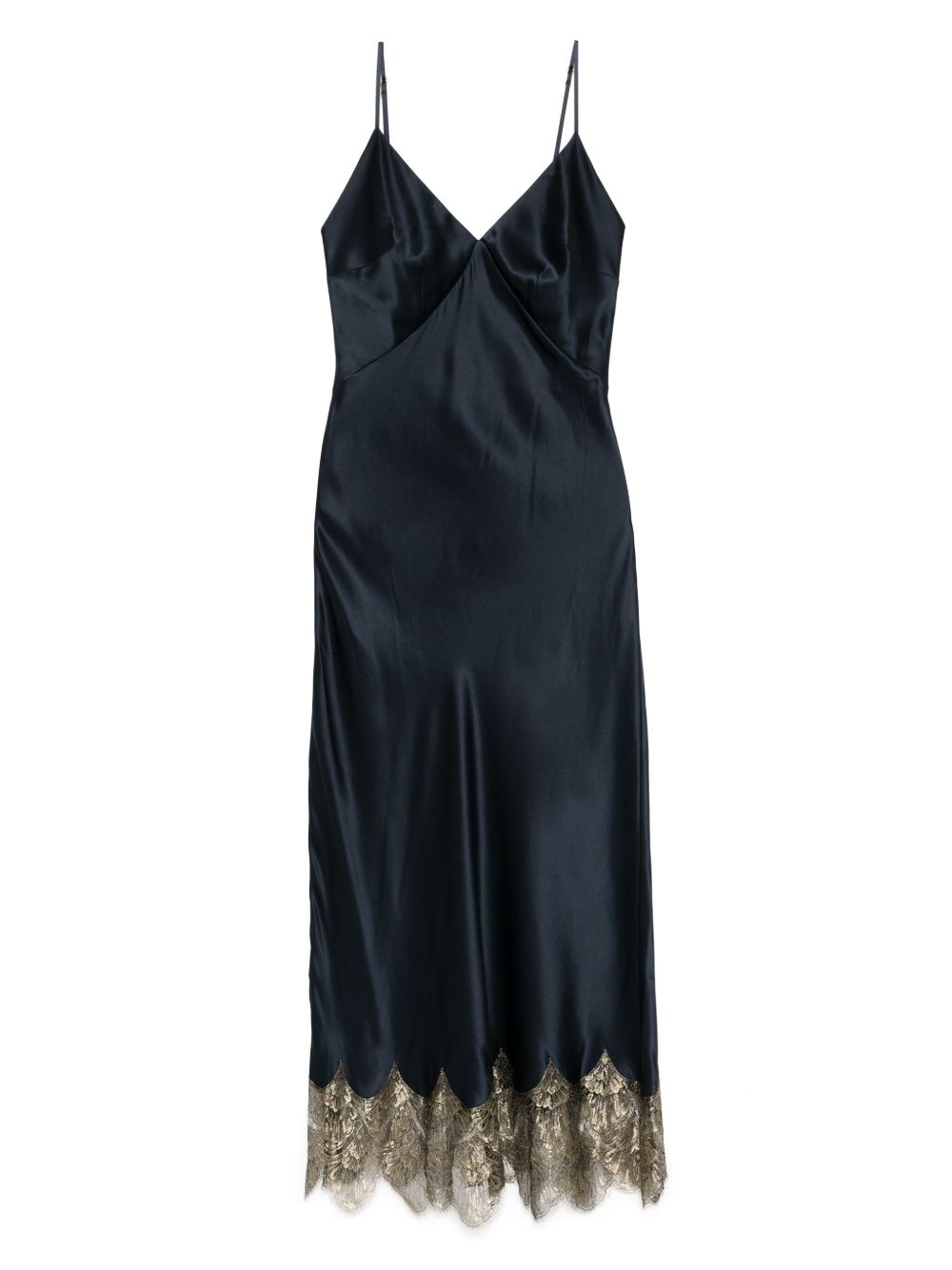 Midi matinee slip dress - Blue
