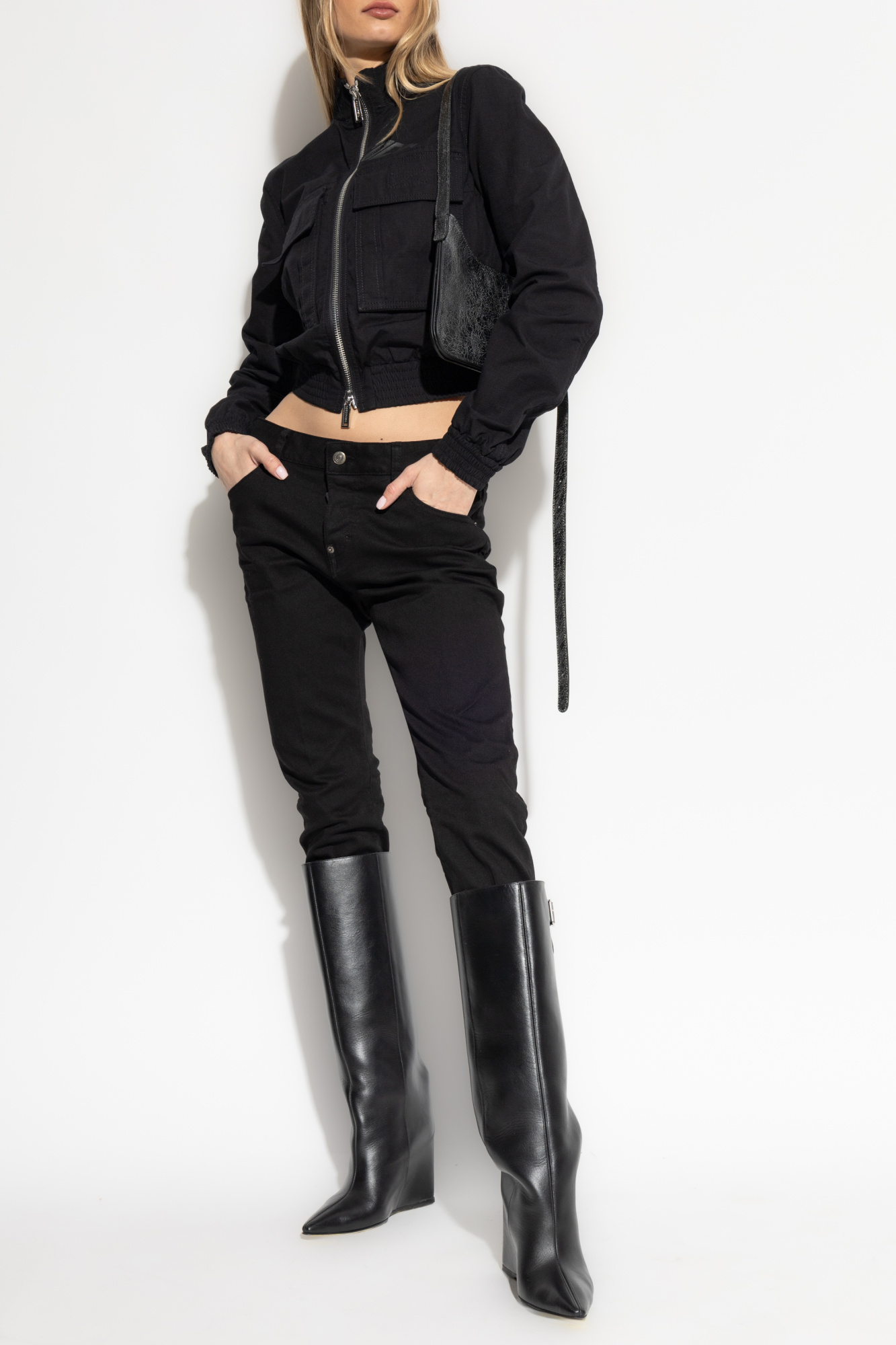 Jacket With Logo, Women's, Black