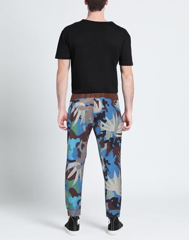 Man Pants Azure Size L Polyamide, Elastane, Polyester