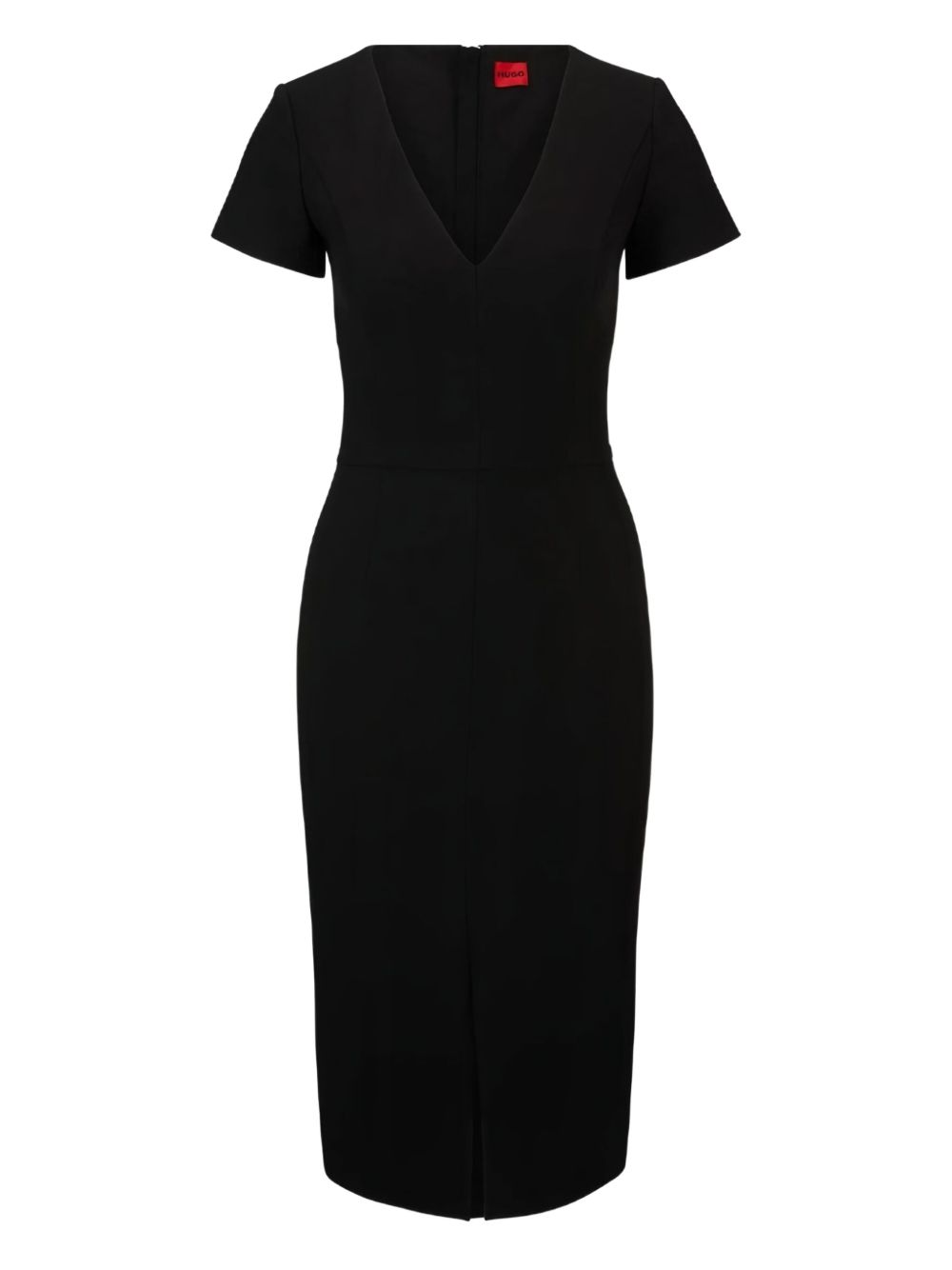 V-neck dress - Black