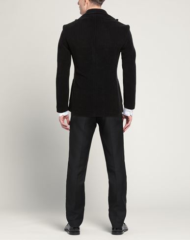 Man Blazer Black Size M Cotton, Viscose, Polyamide