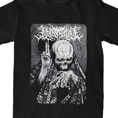 Death Metal Music Band Lorna Shore Shirt Stuff Men Women's 100% Cotton Novelty T-Shirt Short Sve Clothes Printed