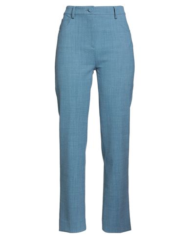 Woman Pants Slate blue Size 00 Polyester, Wool, Elastane, Polyamide