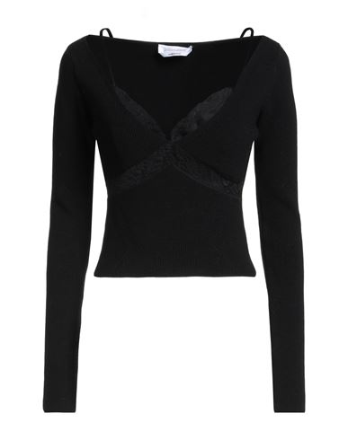 Woman Sweater Black Size 6 Polyamide, Acrylic, Wool, Polyester