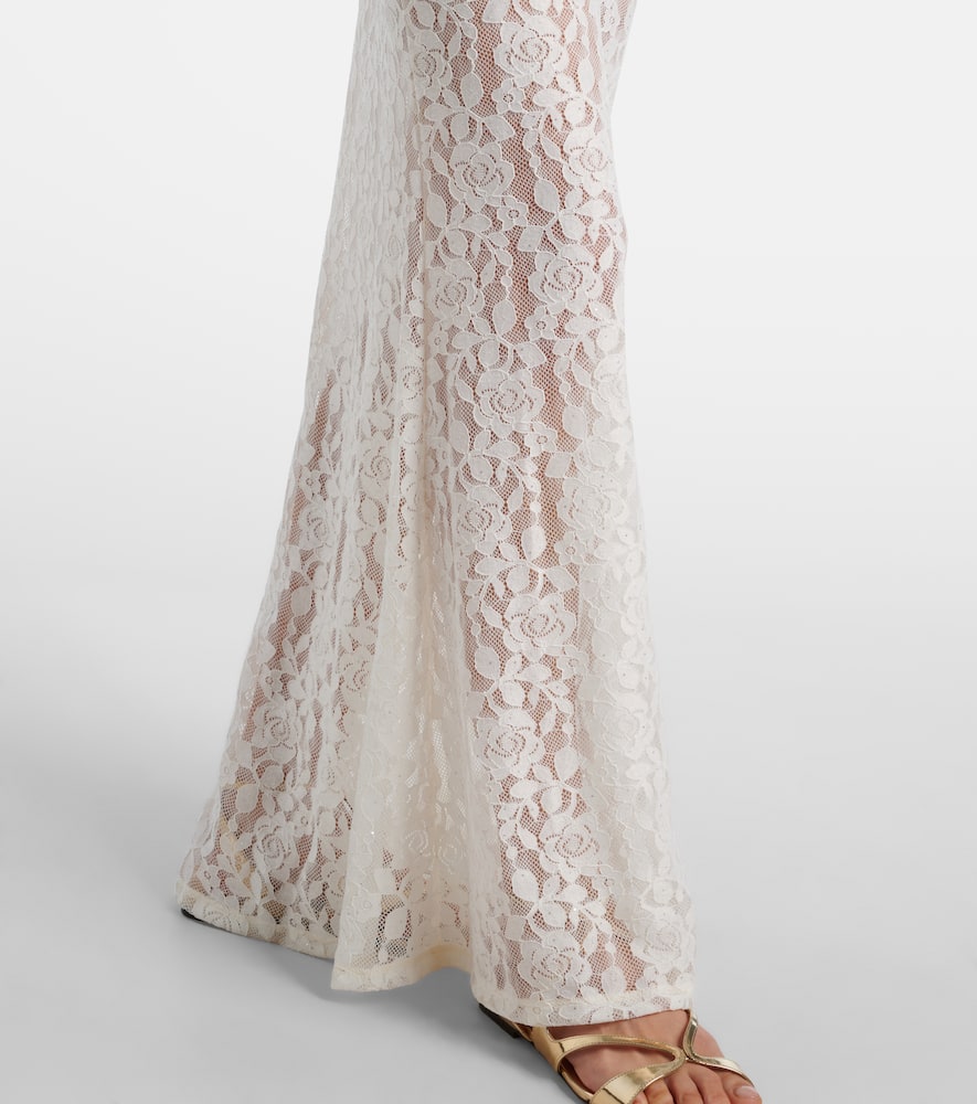 Daisy lace maxi skirt