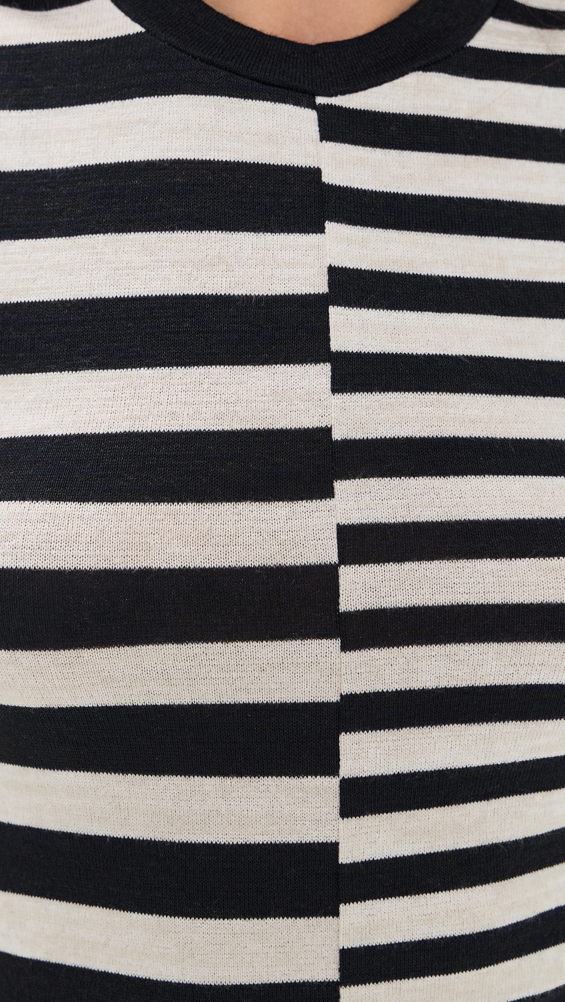 The Knit Mixed Stripe Tank salmt
