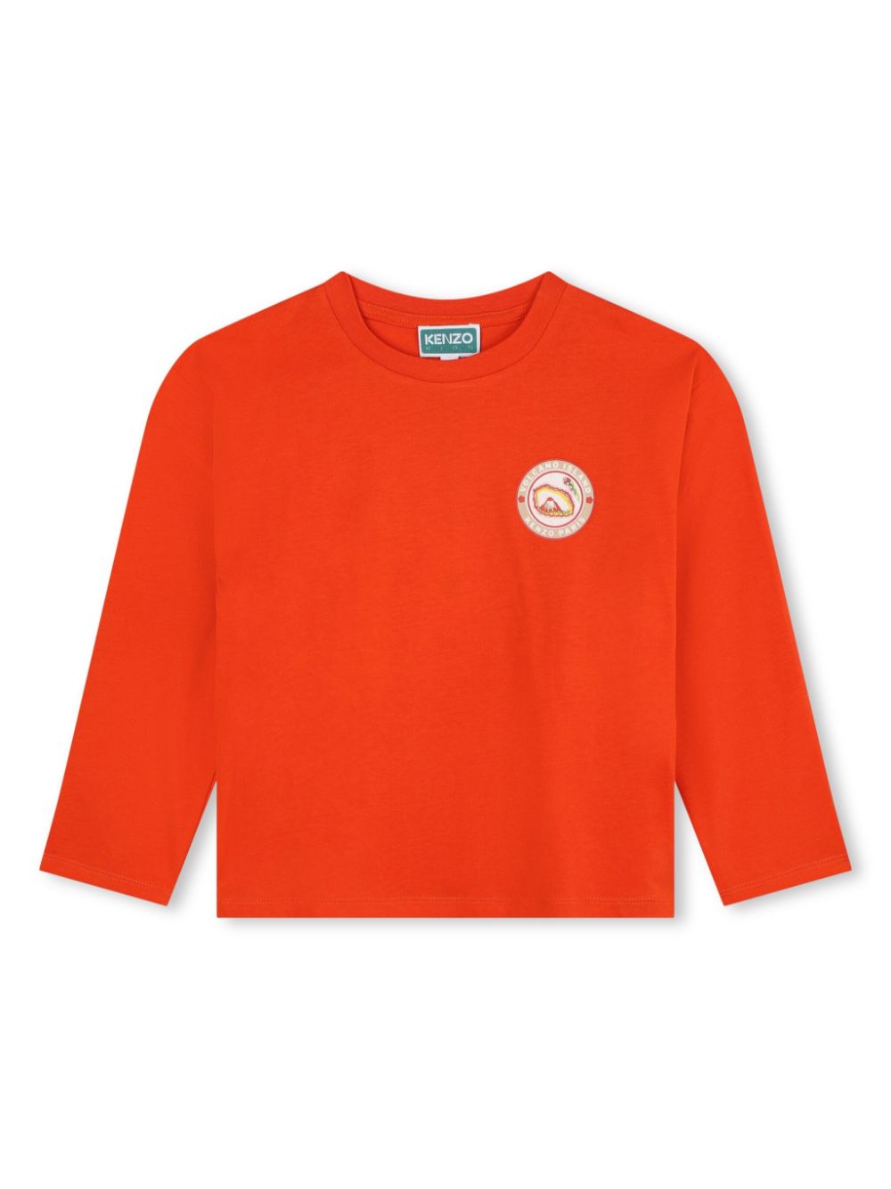 Logo-print cotton T-shirt - Red