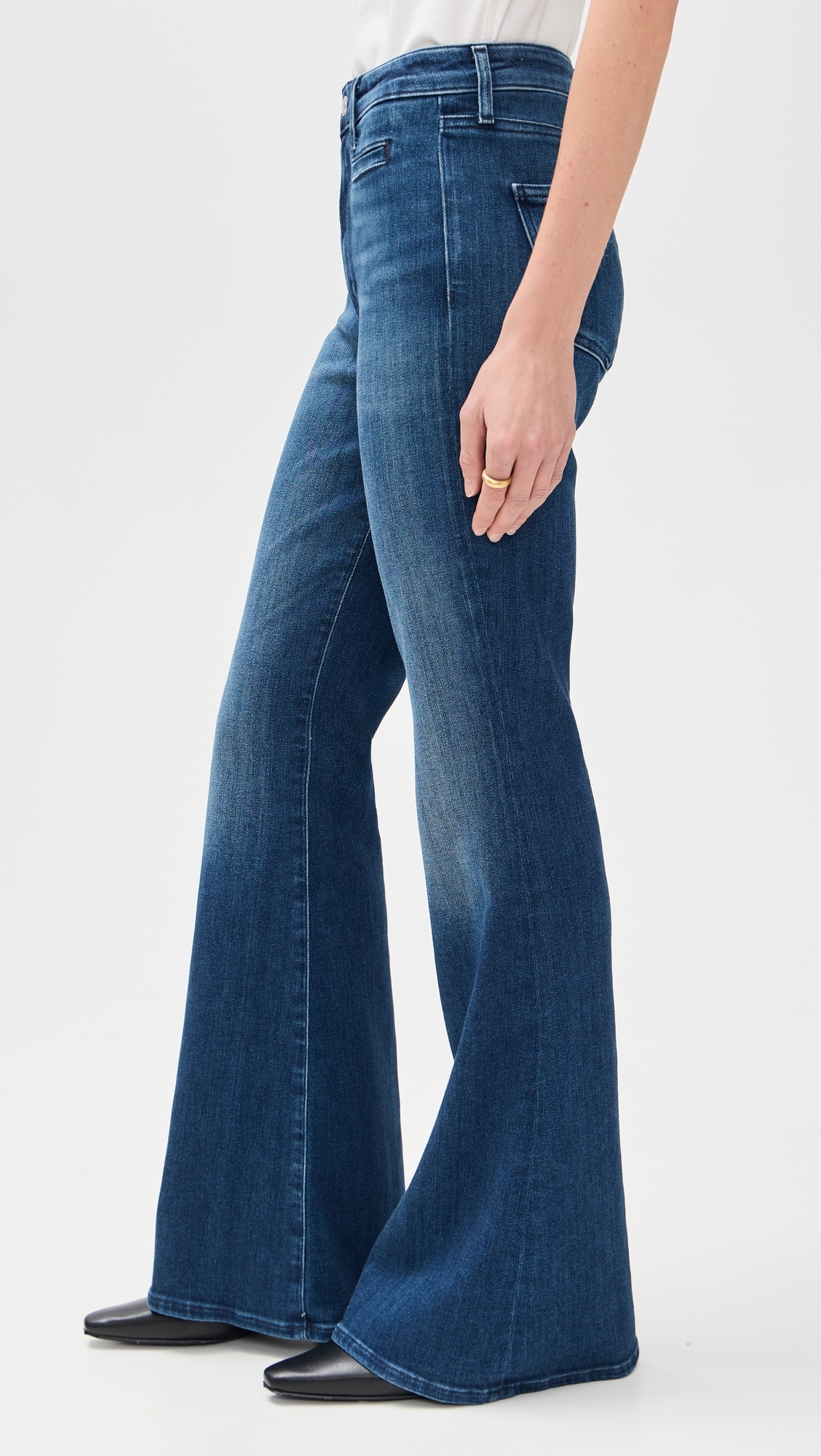 Lilah Flare Jeans with Welt Pocket Marvita