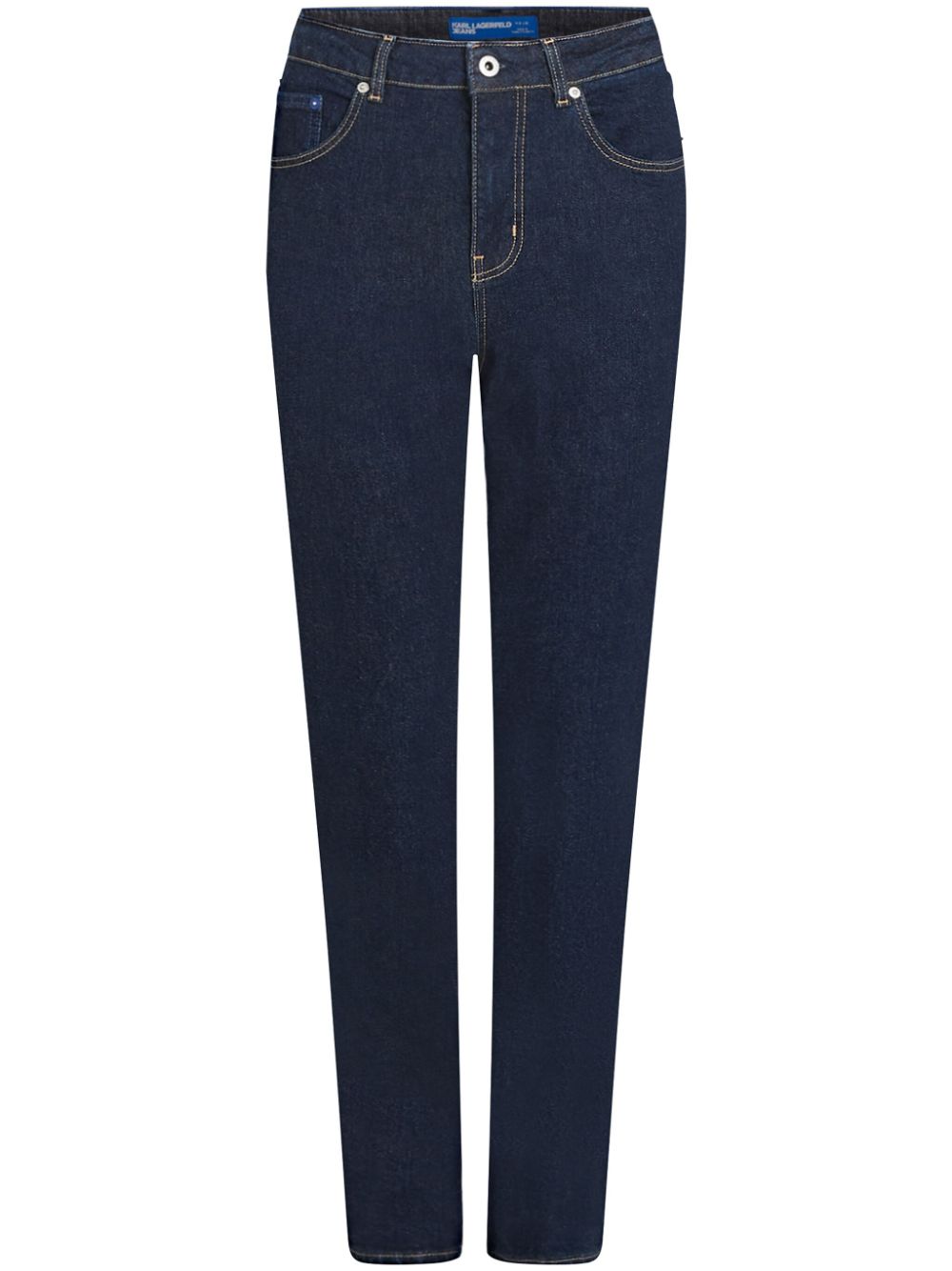 High-rise tapered jeans - Blue