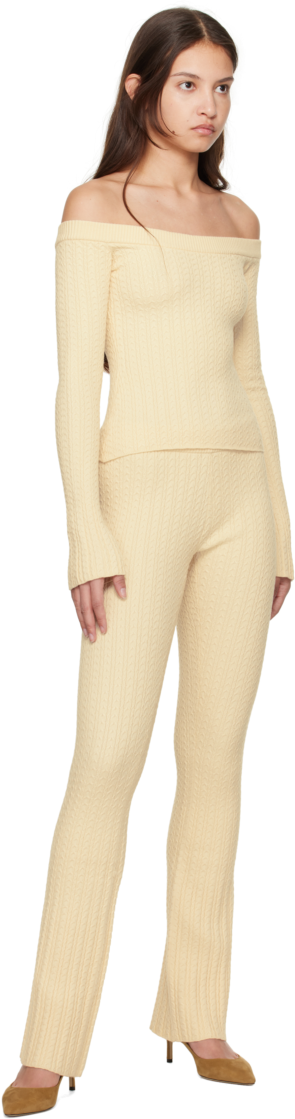 GUIZIO Off-White Mia Top