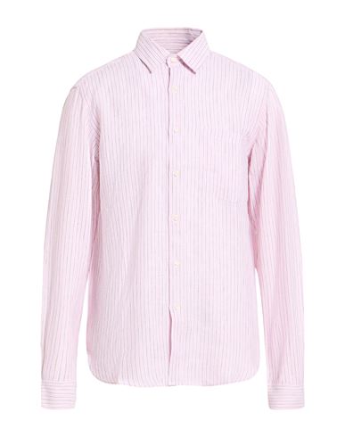 Man Shirt Pink Size 36 Linen