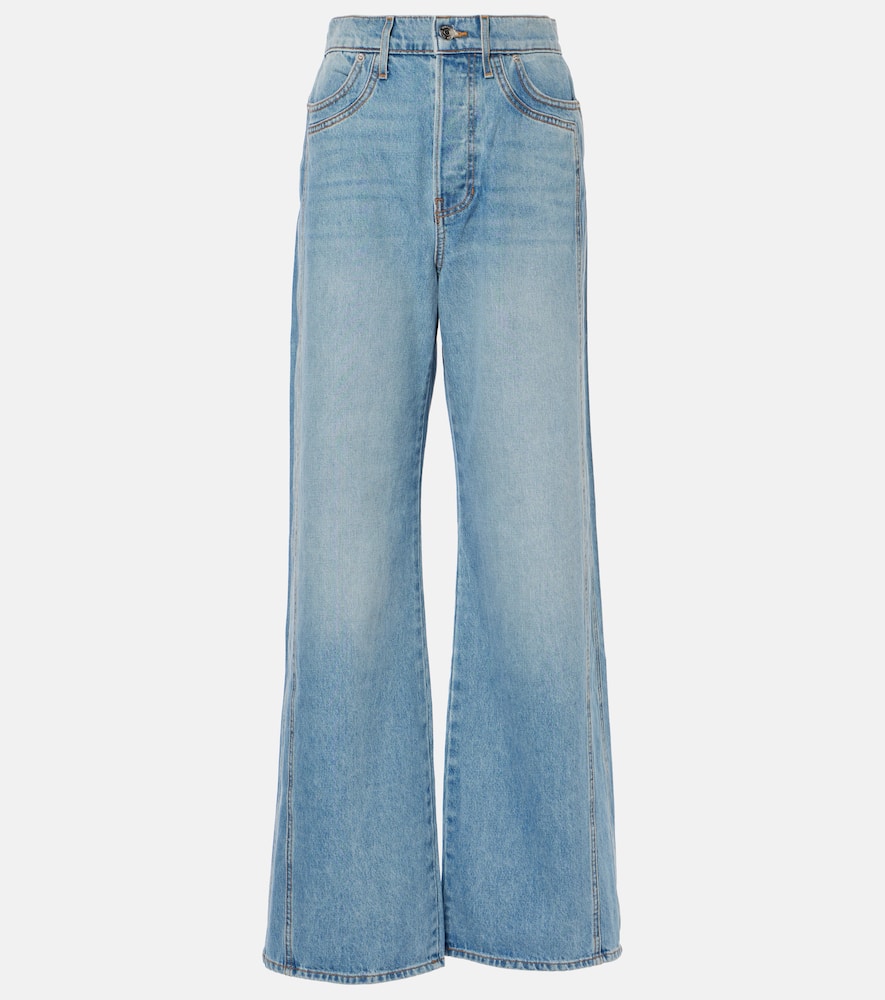 Taylor high-rise wide-leg jeans