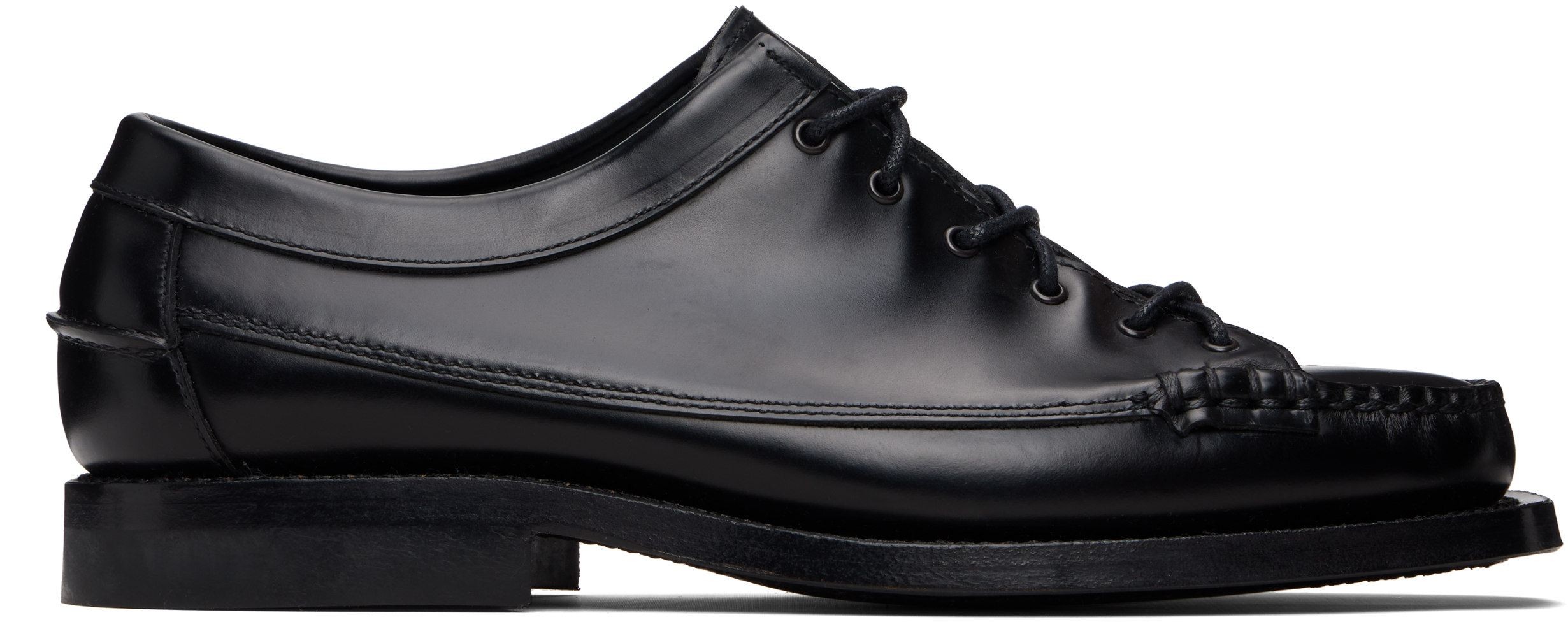 Black Priego Squared Derbys