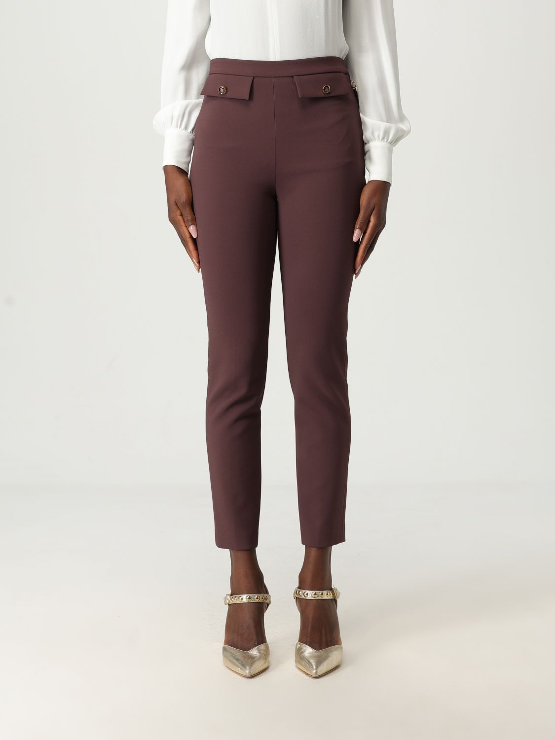 Pants Woman color Wine