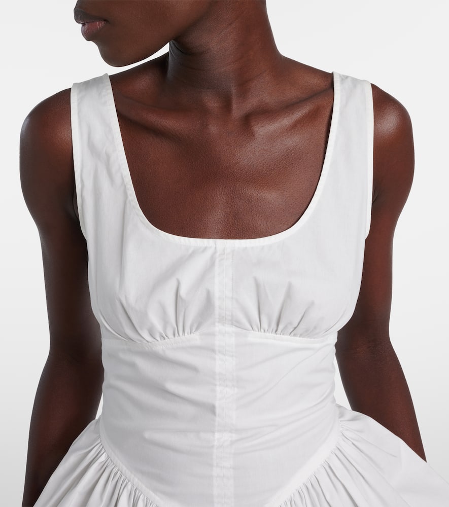 White Label Bader cotton-blend poplin top