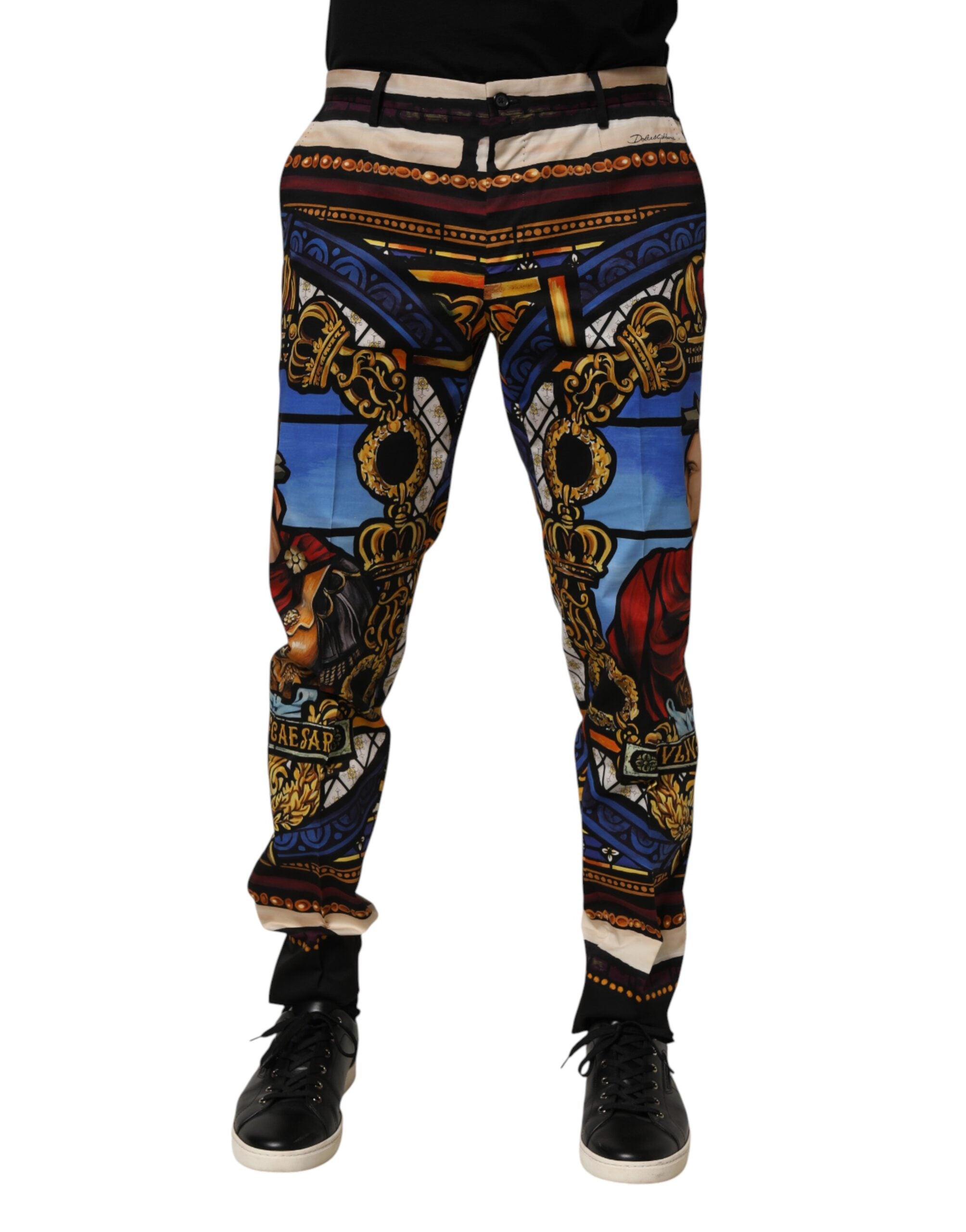 Julius Caesar Print Chinos — Multicolor