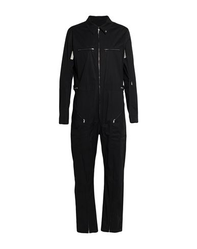 Man Jumpsuit Black Size 36 Cotton, Elastane