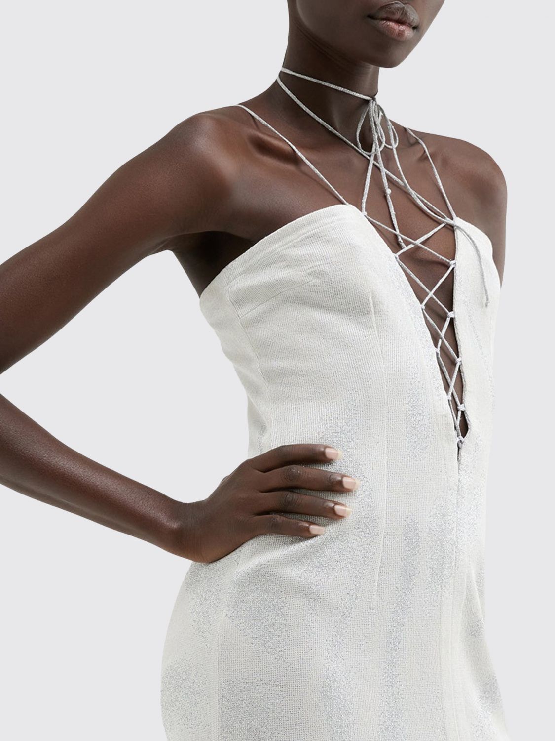 Dress Woman color Silver