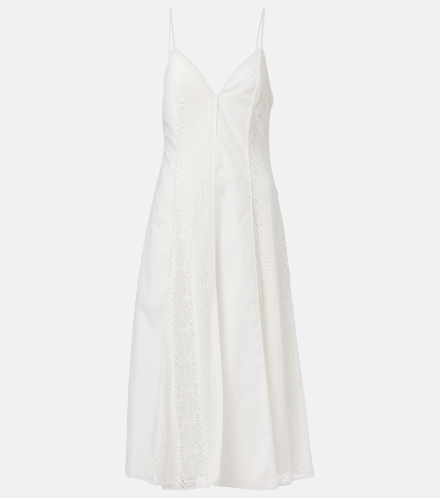 Mina lace midi dress