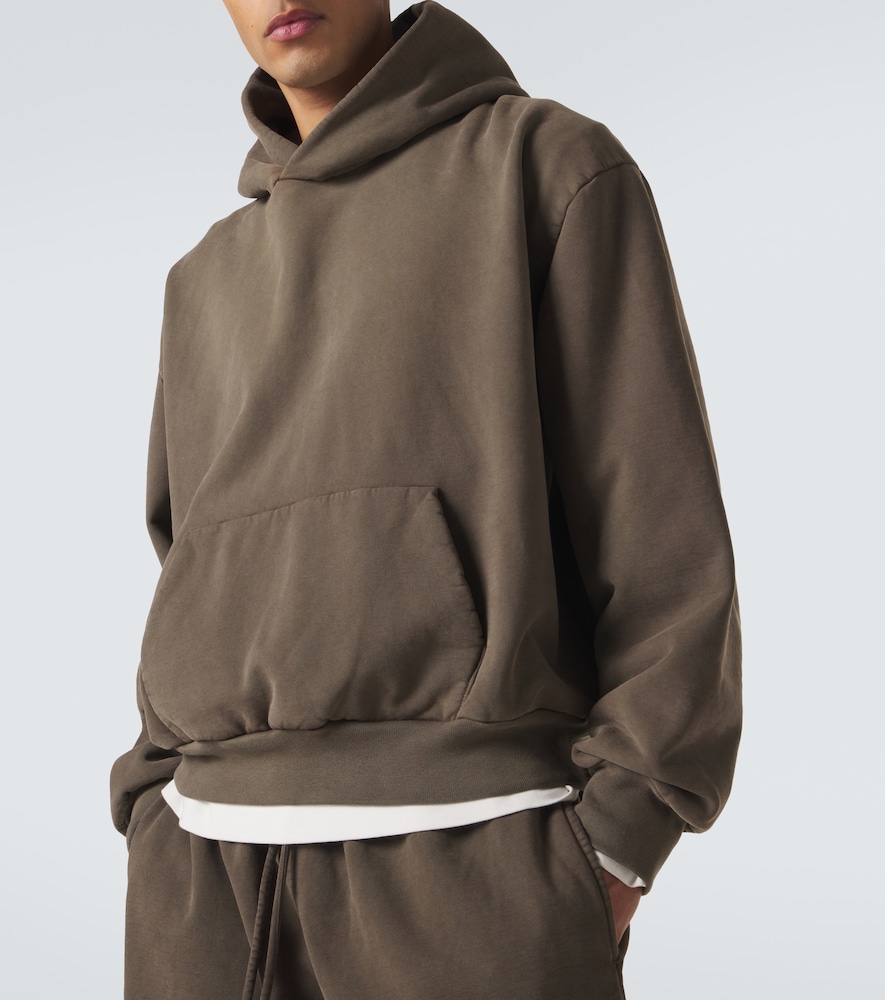 Cotton jersey hoodie
