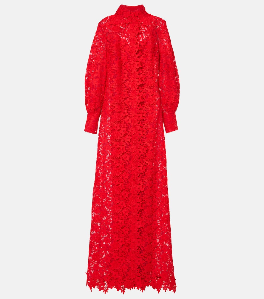 Salma lace belted shirt dress