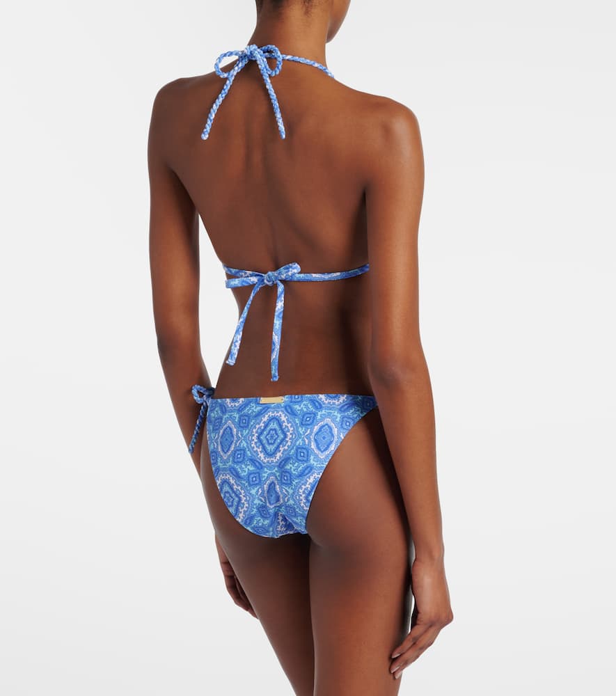 Mykonos printed bikini bottoms
