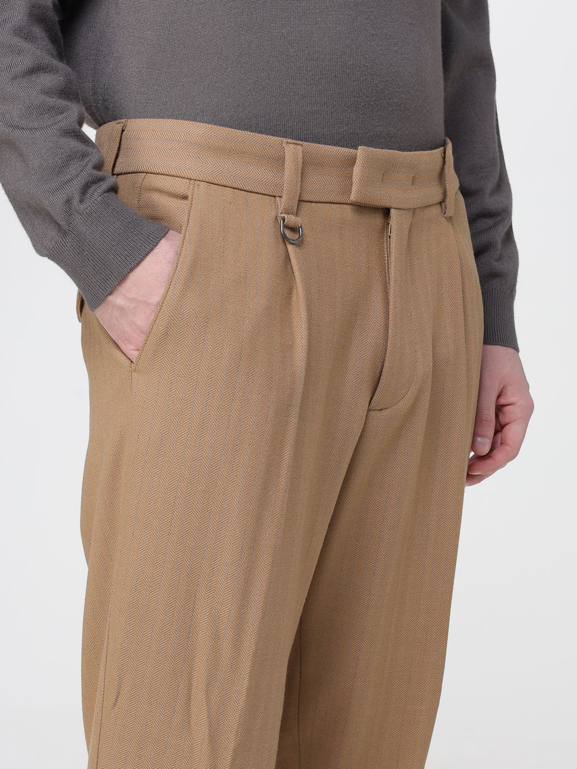 Pants Men color Beige