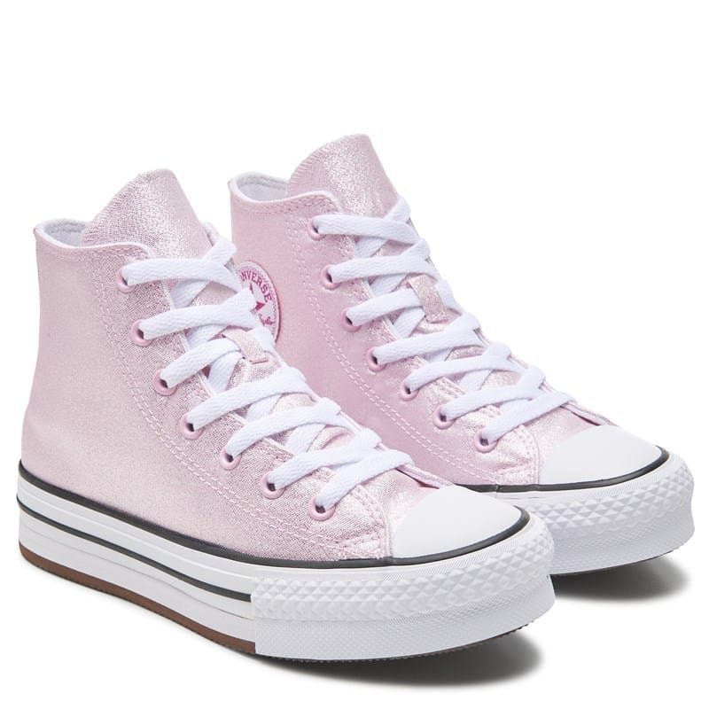 Kids' Chuck Taylor All Star Lift High Top Sneaker Little Kid Shoes (Pink Glitter)