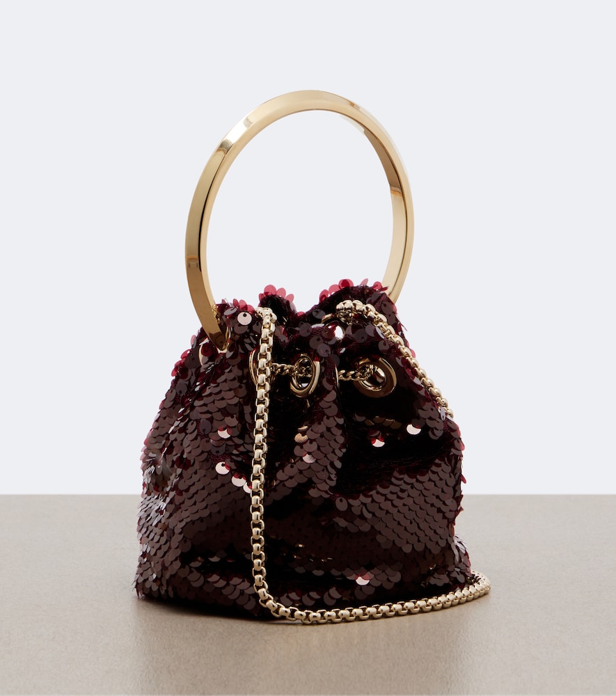 Bon Bon Micro sequined bucket bag