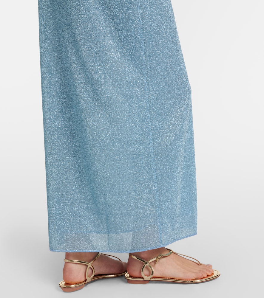 Oséree Lumière belted maxi dress
