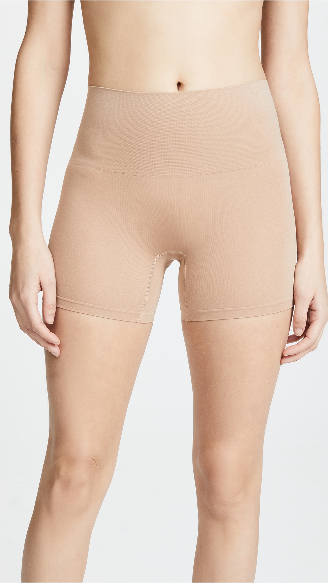 Seamlessly Shaped Ultralight Nylon Shorts Almond