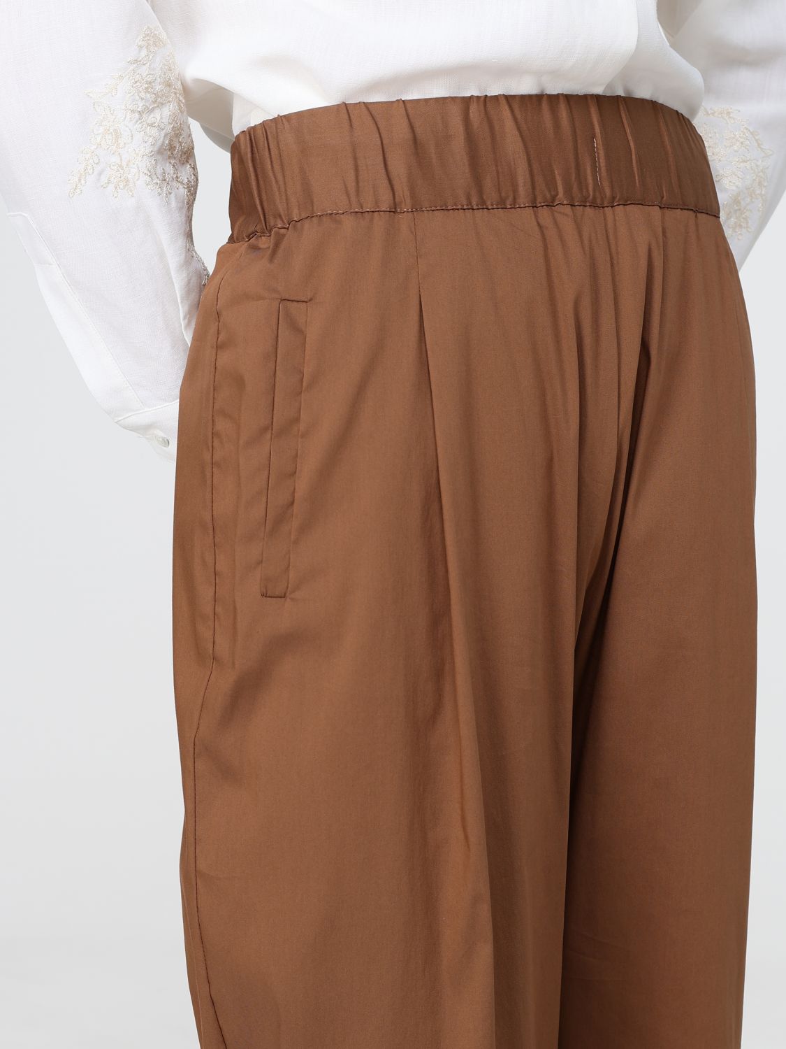 Pants Woman color Beige