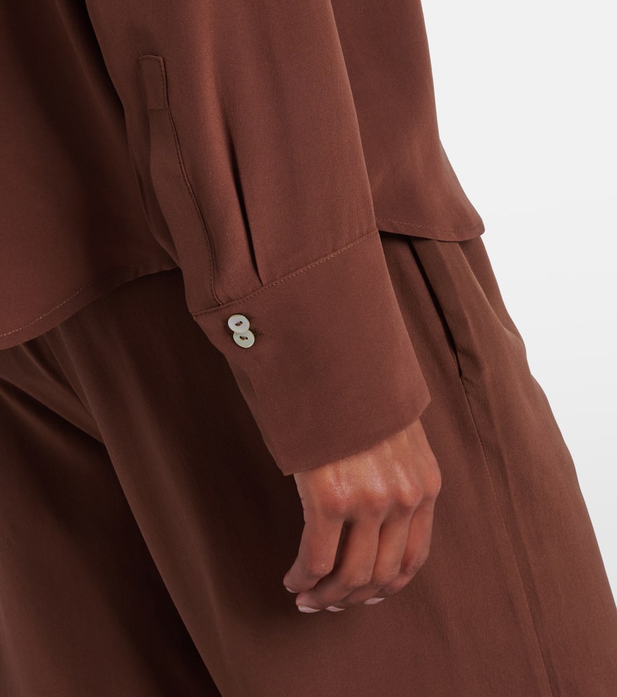 Remy silk crêpe shirt