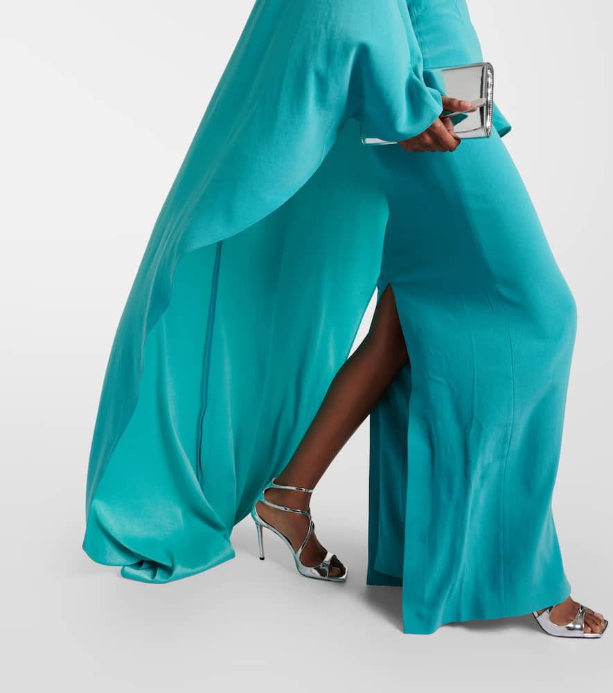 Roland Mouret Cutout crêpe satin gown