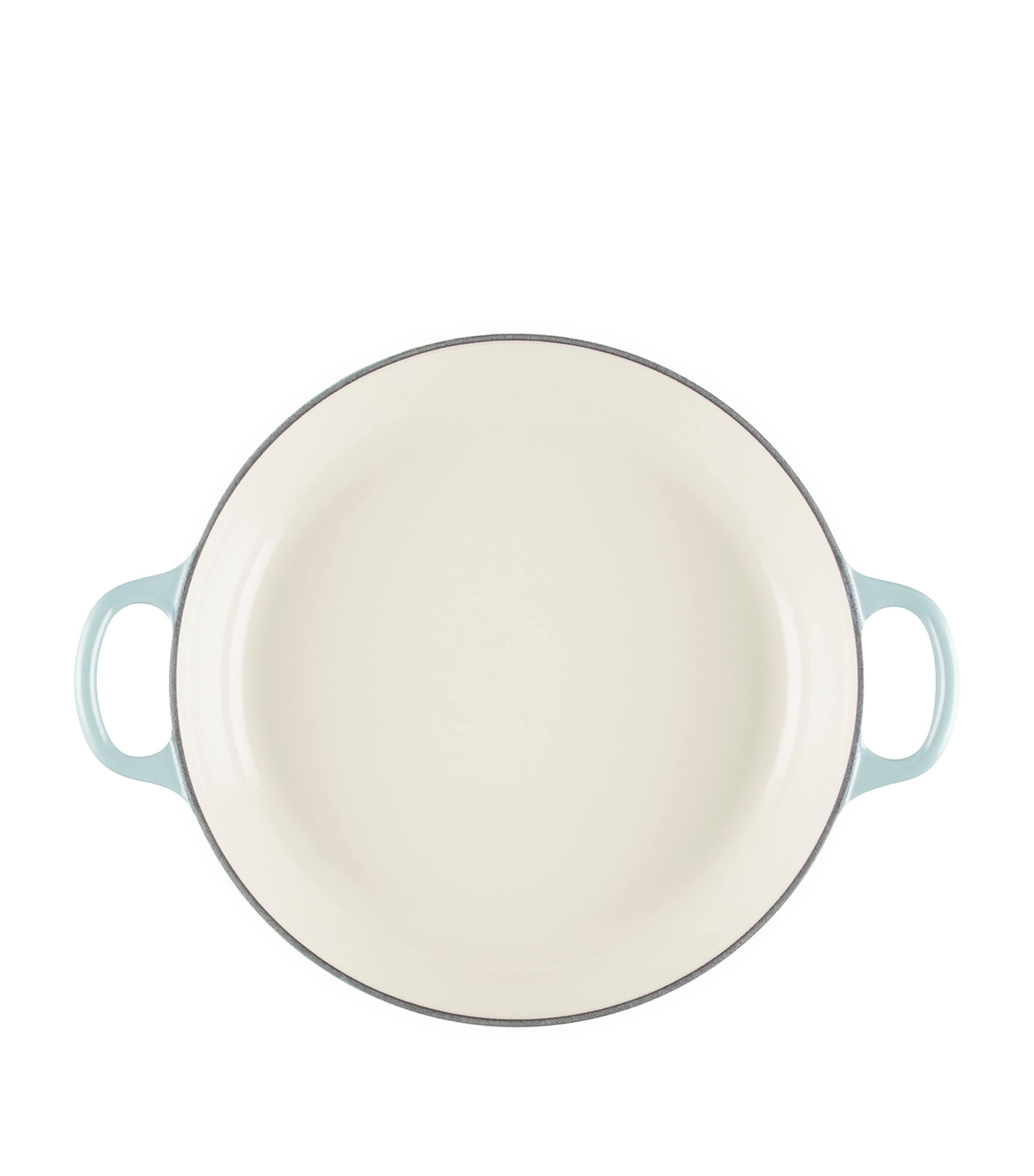 Cast Iron Petal Shallow Casserole Dish