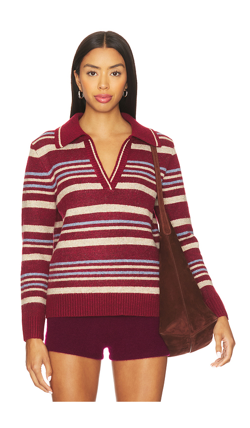 HEARTLOOM Pesha Sweater in Brick. XL. Also in