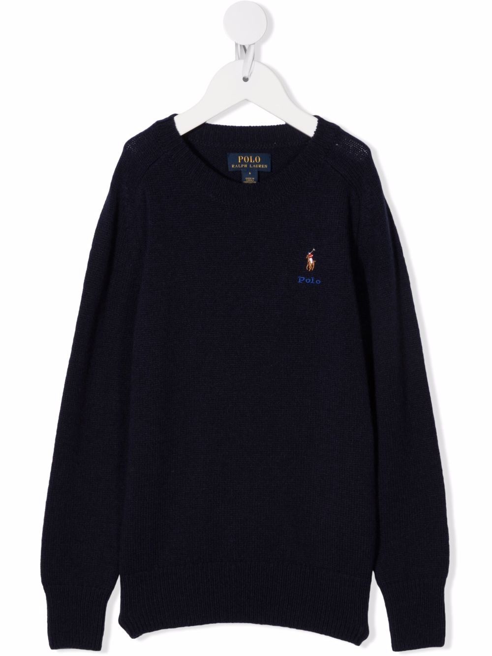 POLO RALPH LAUREN KIDS polo jumper - Blue