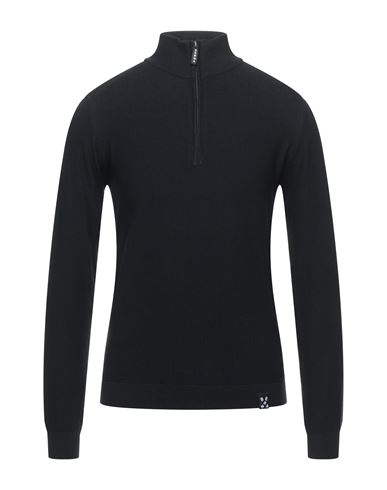 Man Turtleneck Midnight blue Size S Viscose, Nylon