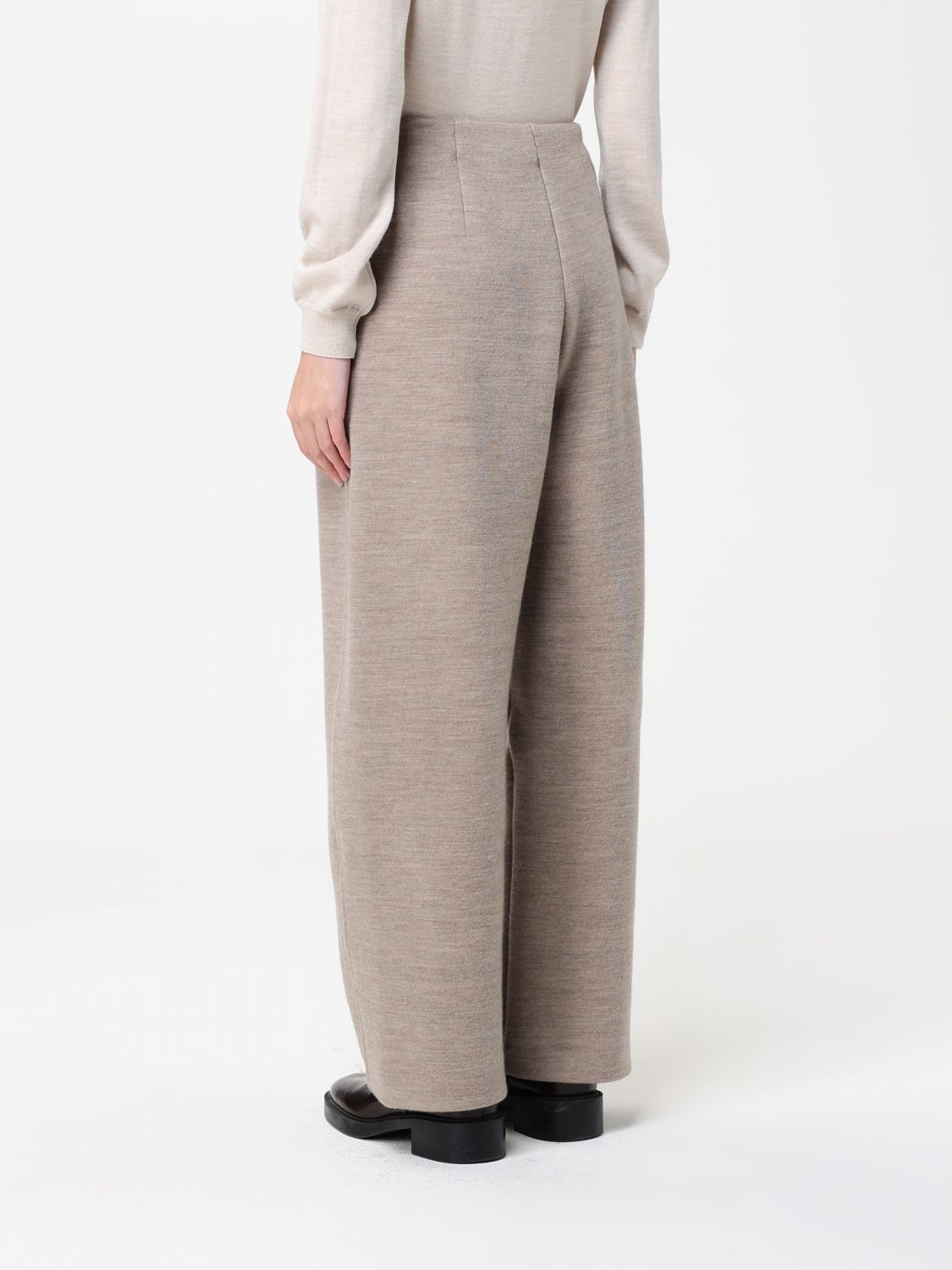 Pants Woman color Beige