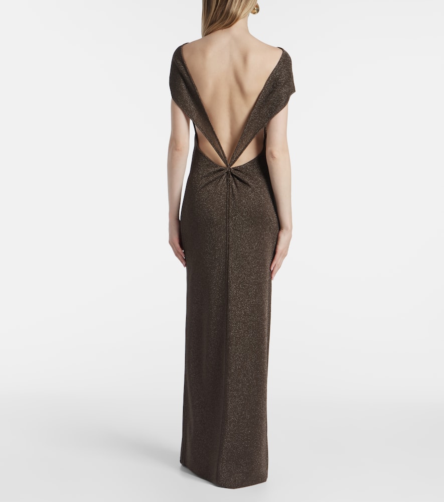 Eschimo pen-back maxi dress
