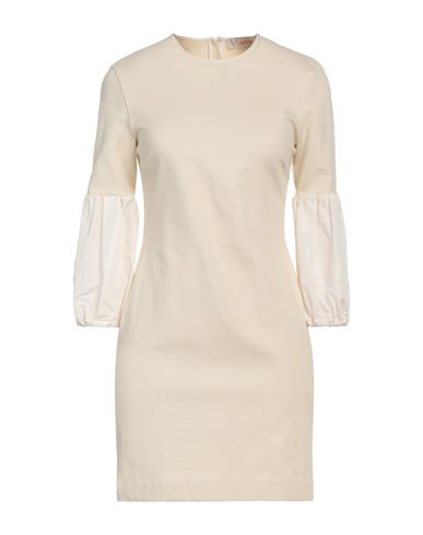 Jucca Woman Mini dress Ivory Size 4 Viscose, Polyamide, Elastane