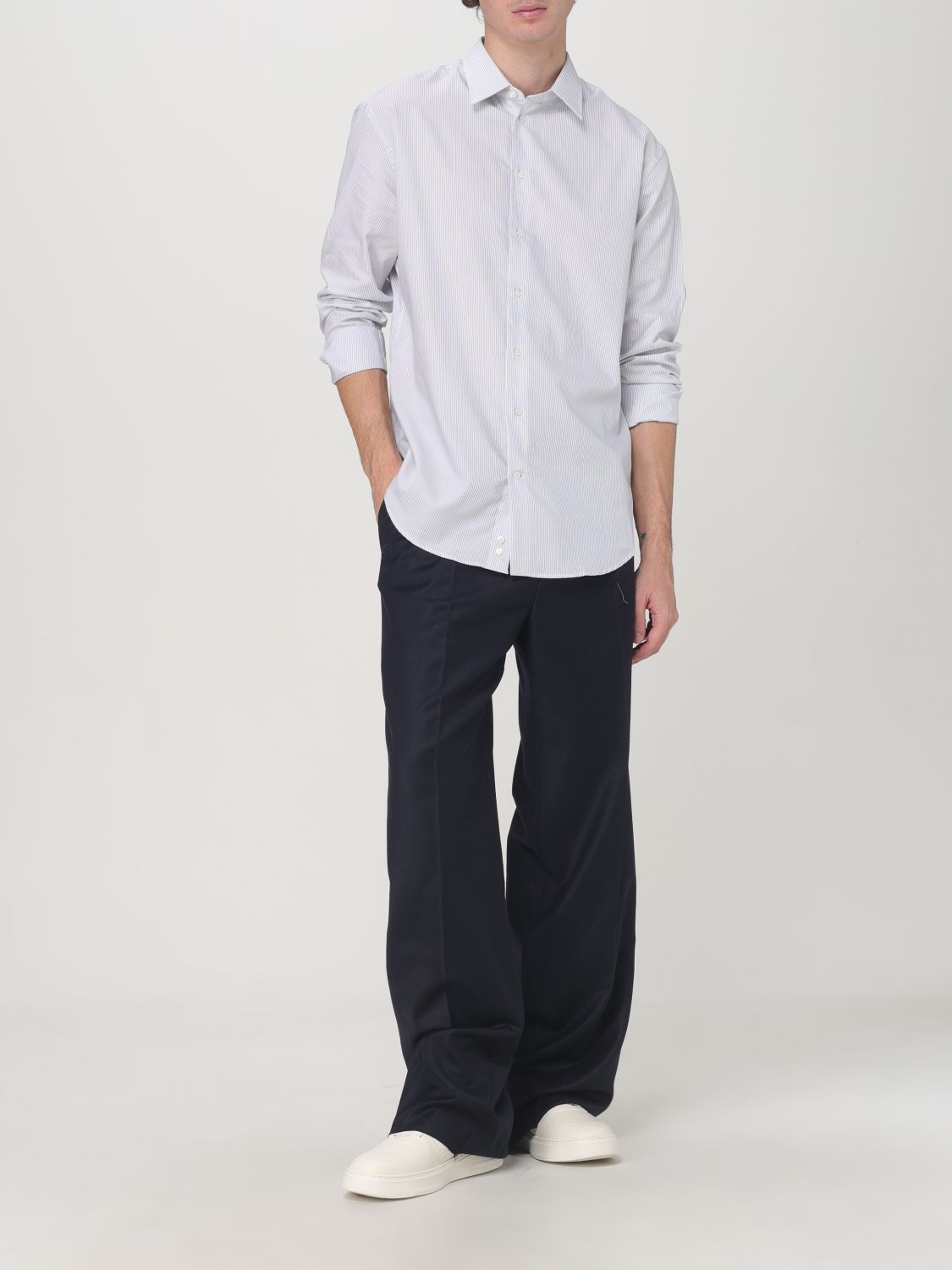 Pants Men color Blue