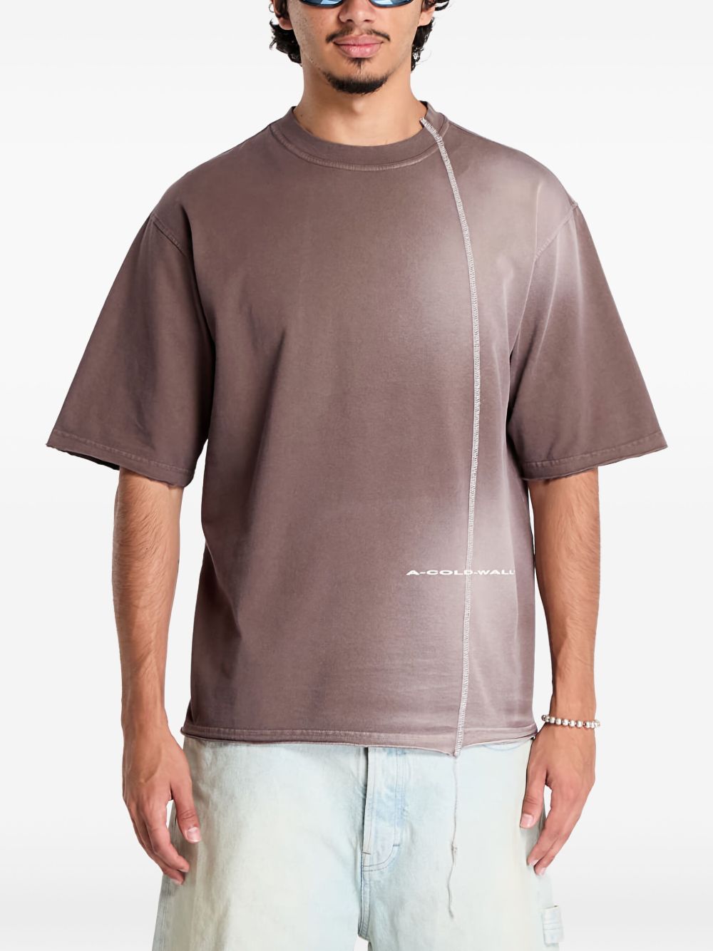 Jersey T-shirt - Brown