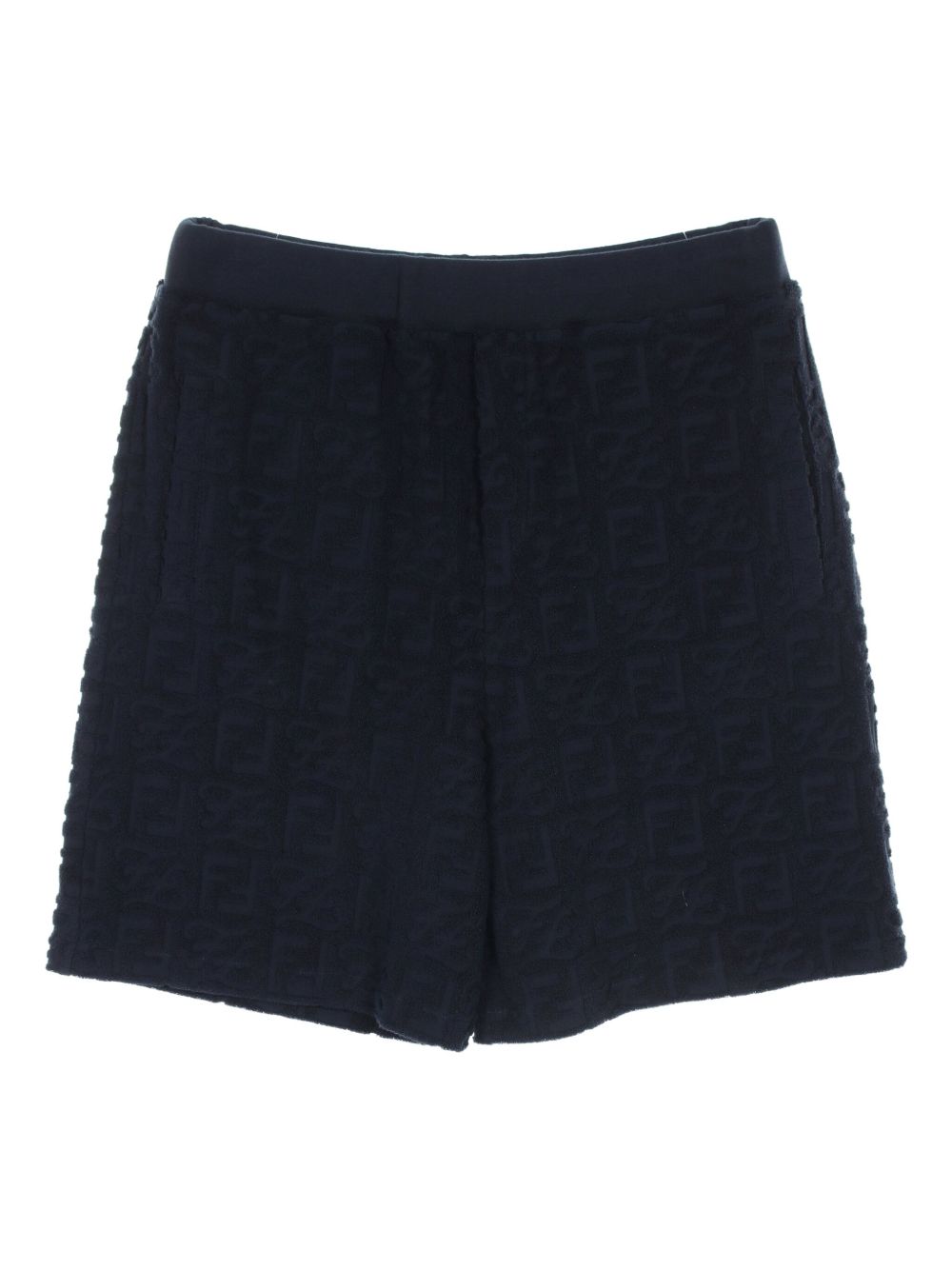 2010s FF-jacquard shorts - Blue