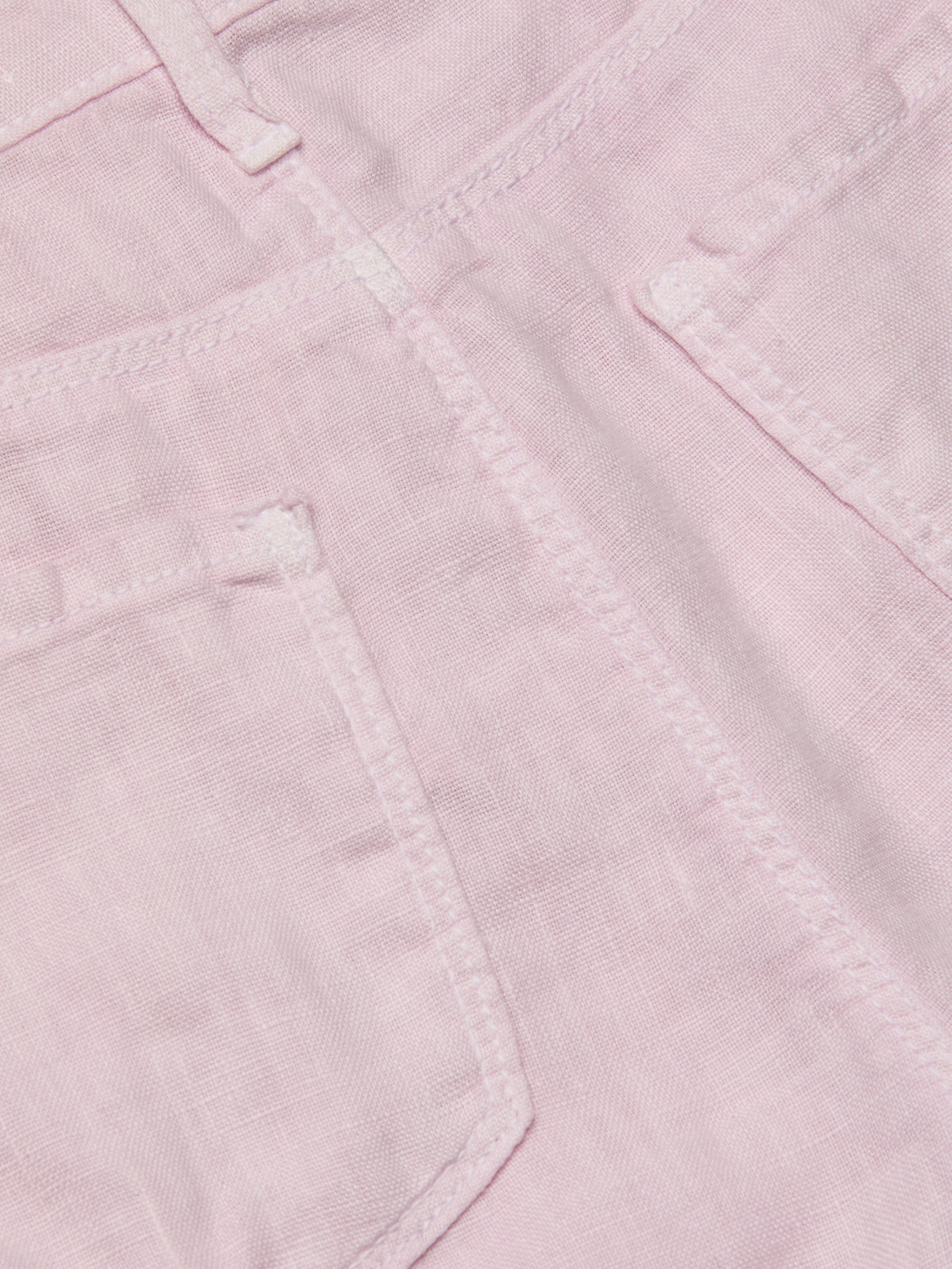Gina Linen Short In Icy Lilac