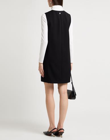 Woman Mini dress Black Size 2 Polyester, Viscose, Elastane