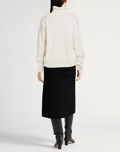 Woman Turtleneck Ivory Size L Wool, Cashmere, Polyamide